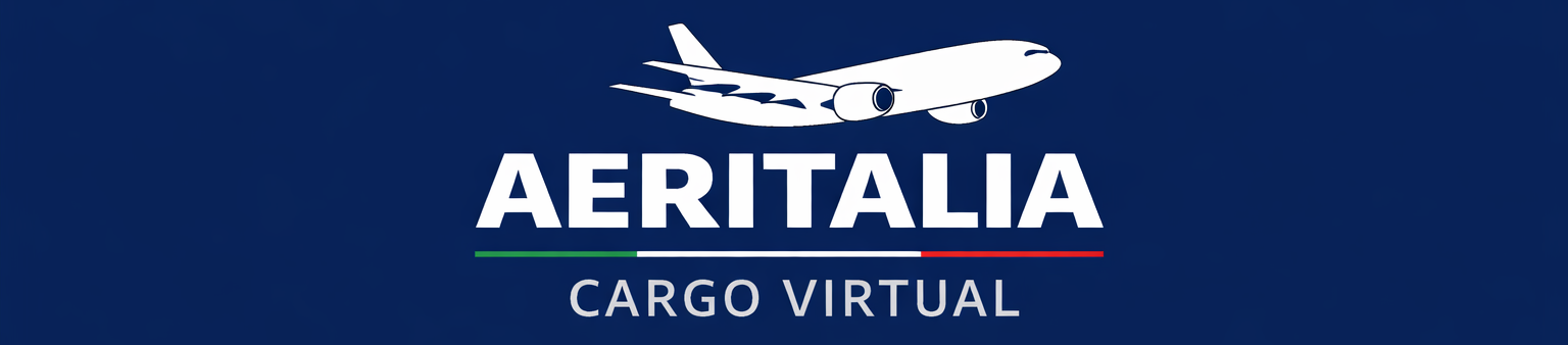 Aeritalia Cargo Virtual logo (dark)